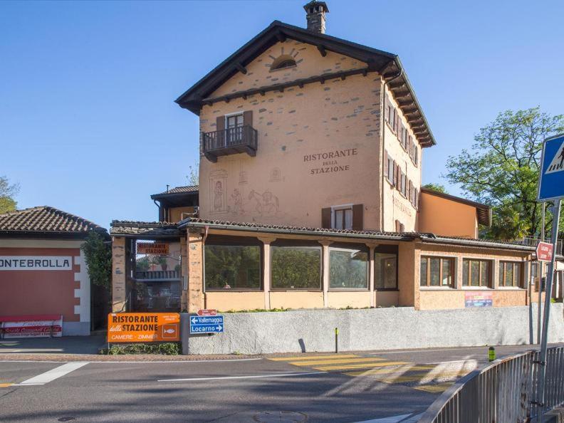 Ristorante Della Stazione Hotel Tegna Eksteriør billede