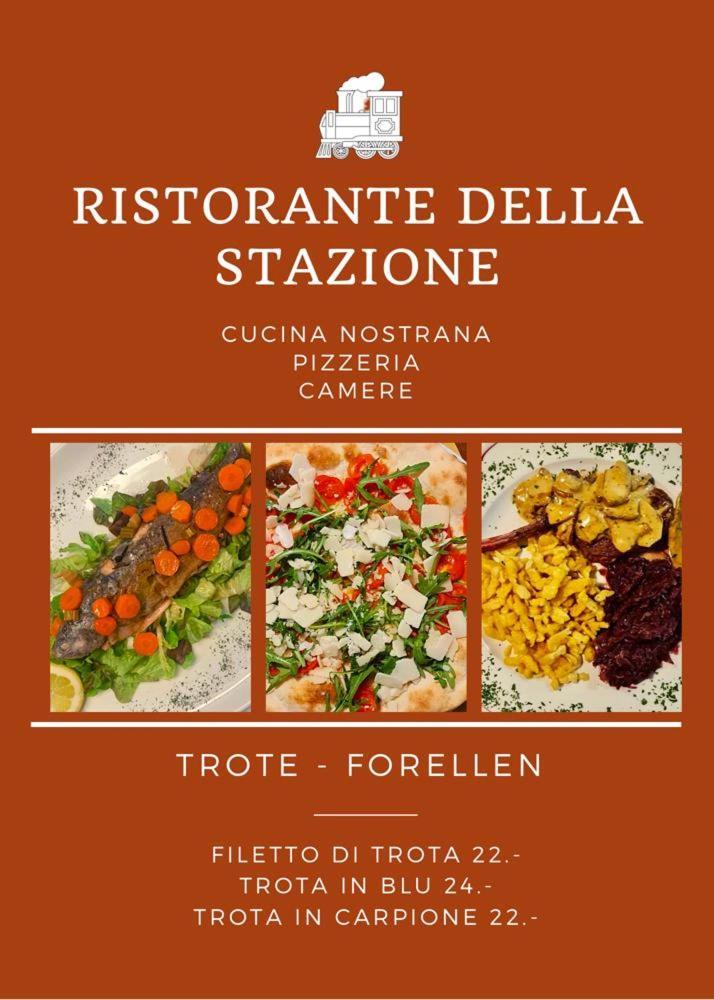 Ristorante Della Stazione Hotel Tegna Eksteriør billede