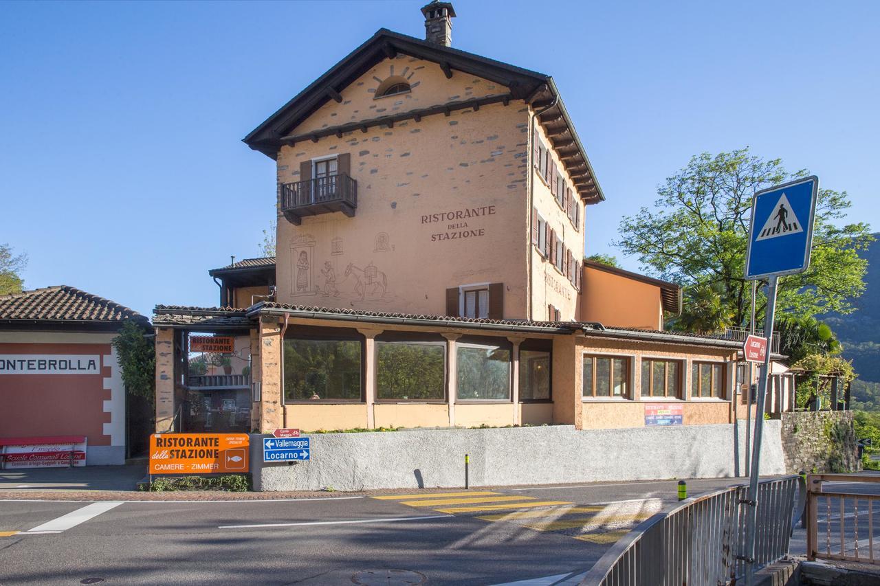 Ristorante Della Stazione Hotel Tegna Eksteriør billede